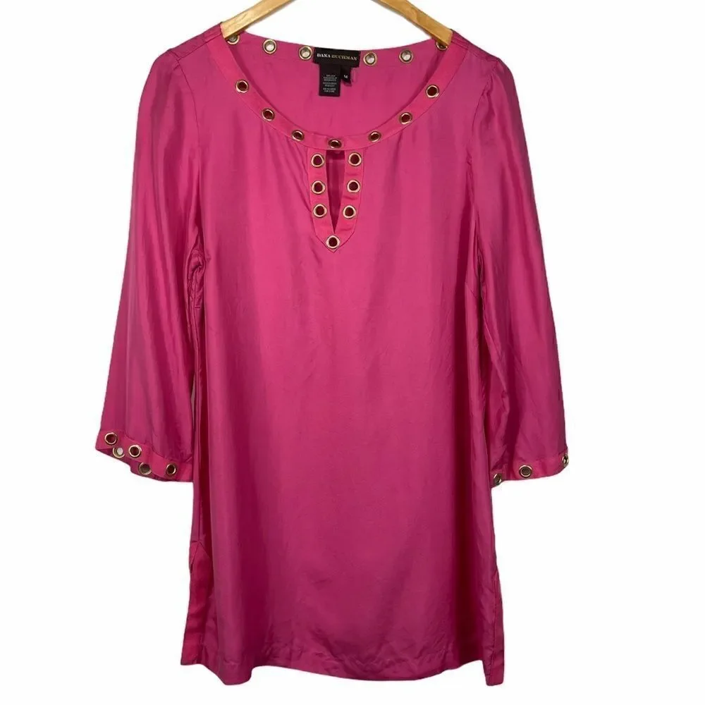 Dana Bushman Pink and Gold 3/4 Sleeve Tunic